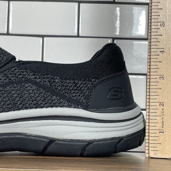 Skechers Expected 2.0 Arago Mens Size 9 Shoes Black Relaxed Fit Comfort Slip On main image 5